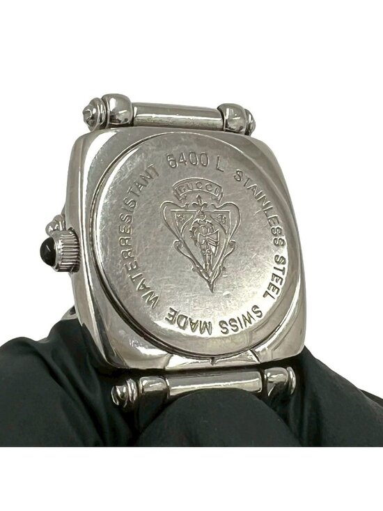 Gucci Horsebit Chain Stainless Steel Quartz Watch Wrist Silver main image 9